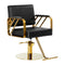 Sillón de peluquería Gabbiano Genua Oro Negro