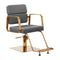 Sillón de peluquería Gabbiano Porto Oro-Gris