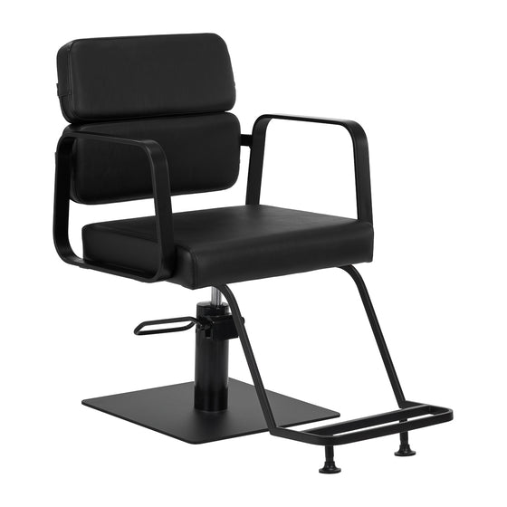 Sillón de peluquería Gabbiano Porto Negro-Negro