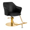 Sillón de peluquería Gabbiano Marbella Oro Negro
