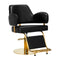 Sillón de peluquería Gabbiano Linz NQ Oro-Negro