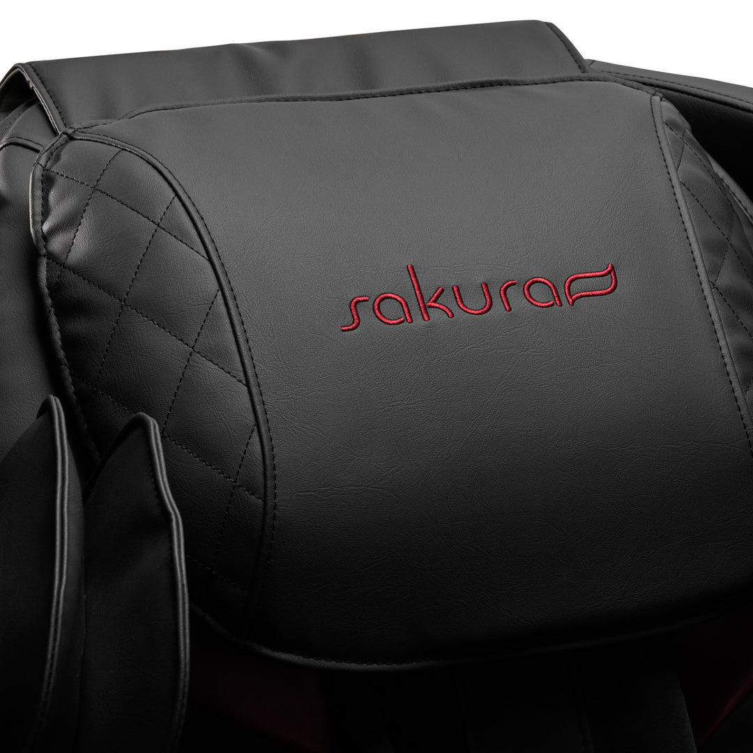 Sillón de Masaje Eléctrico Sakura Standard 801 Negro-Rojo - imagen 7