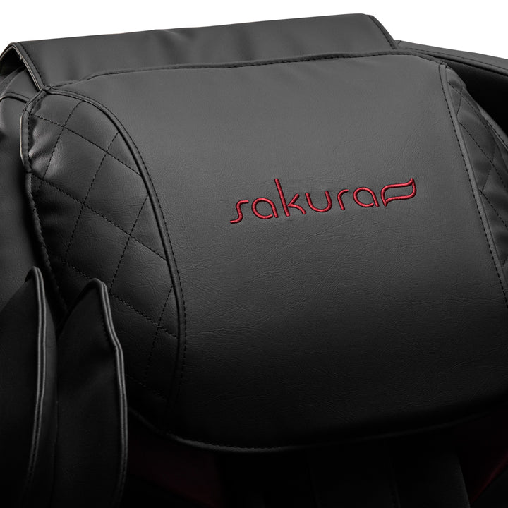 Sillón de Masaje Eléctrico Sakura Standard 801 Negro-Rojo - imagen 7