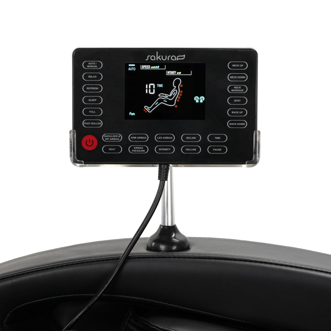 Sillón de Masaje Eléctrico Sakura Standard 801 Negro-Rojo - imagen 16