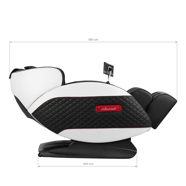 Sillón de Masaje Eléctrico Sakura Standard 801 Negro-Rojo - imagen 19