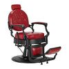 Sillón de Barberia Gabbiano President Rojo