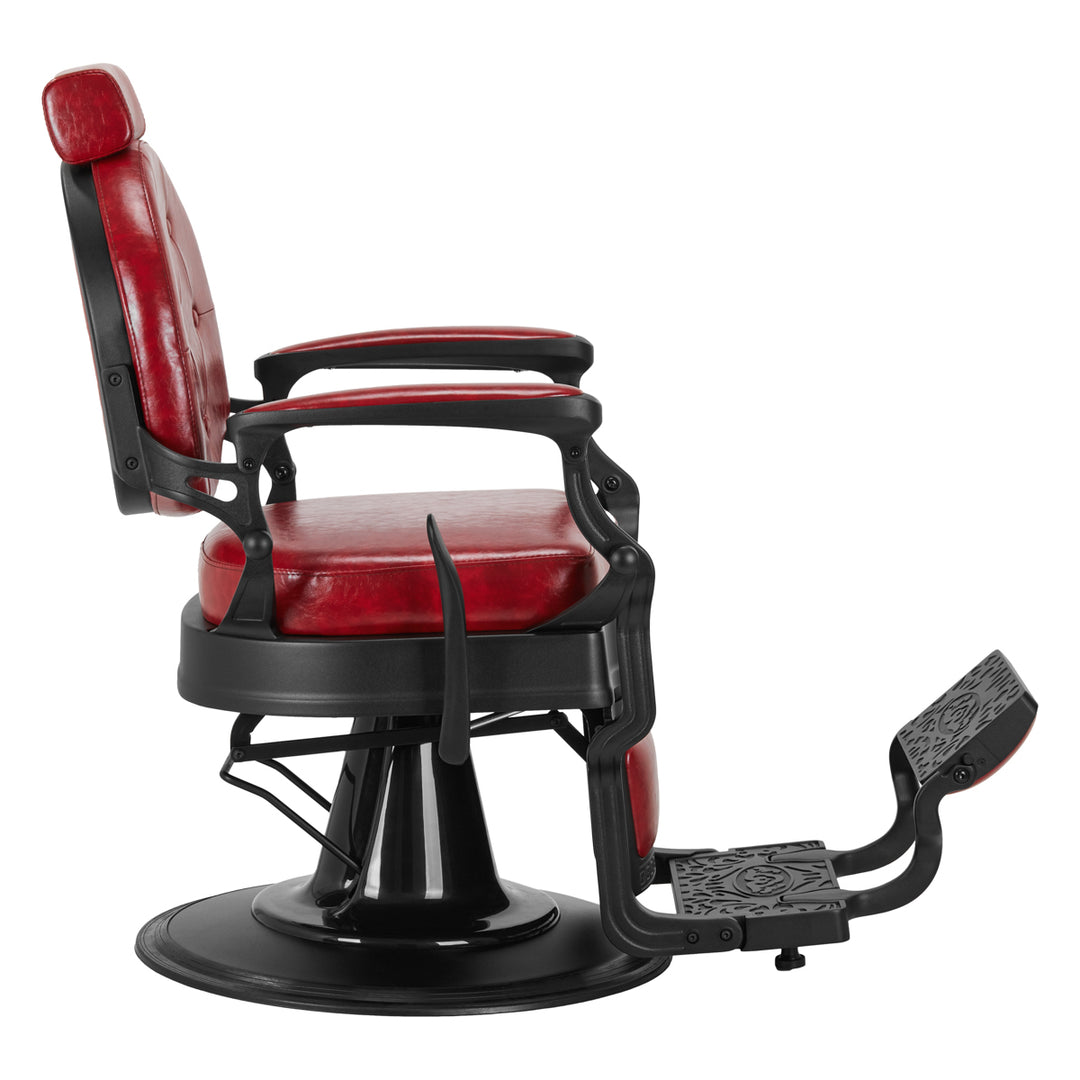 Sillón de Barberia Gabbiano President Rojo - imagen 4