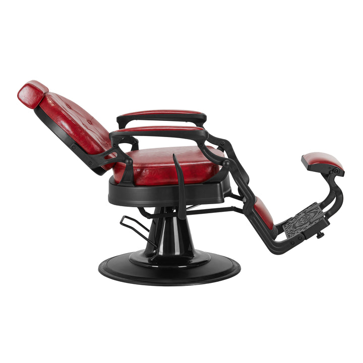 Sillón de Barberia Gabbiano President Rojo - imagen 5