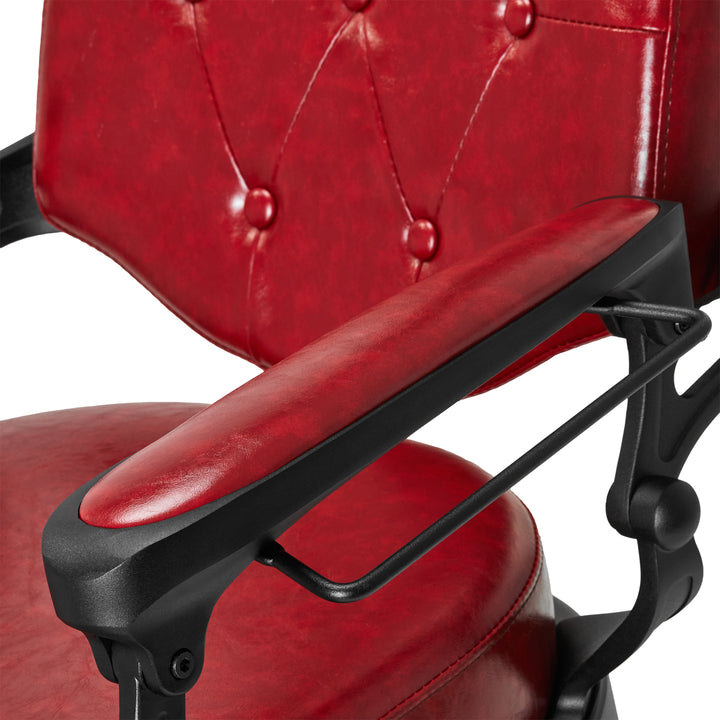 Sillón de Barberia Gabbiano President Rojo - imagen 9