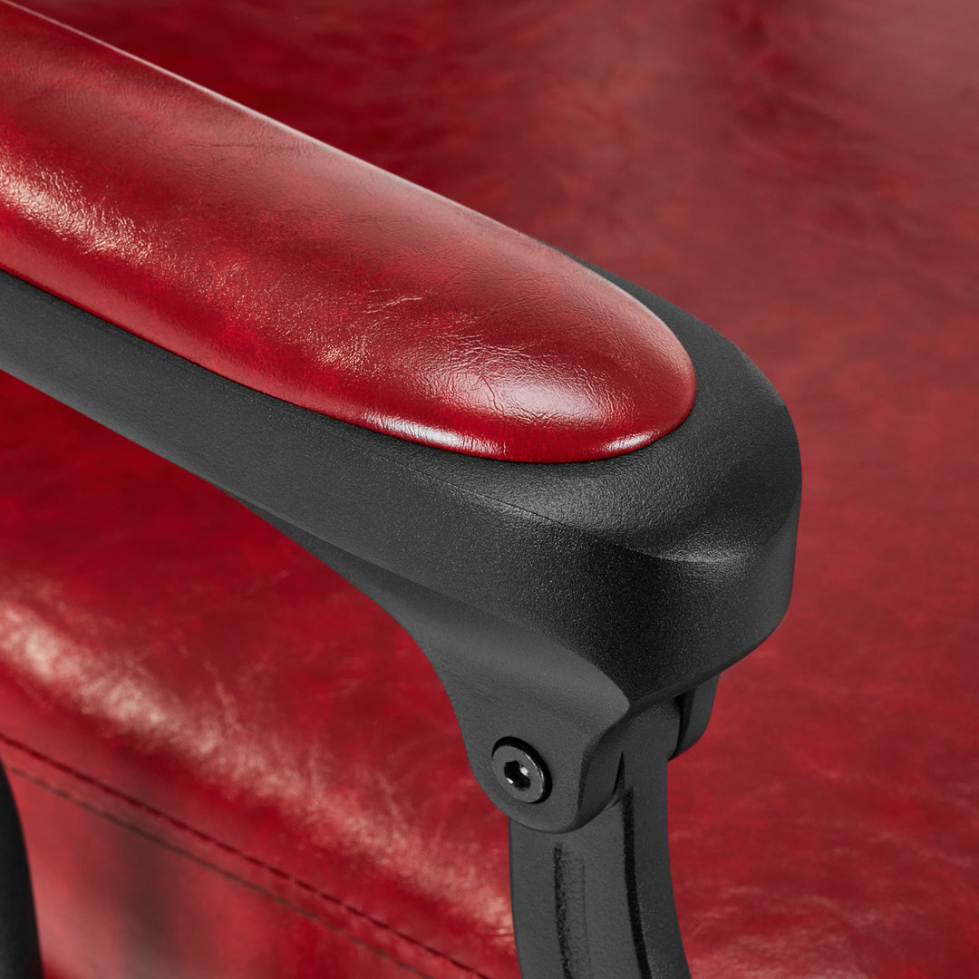 Sillón de Barberia Gabbiano President Rojo - imagen 14