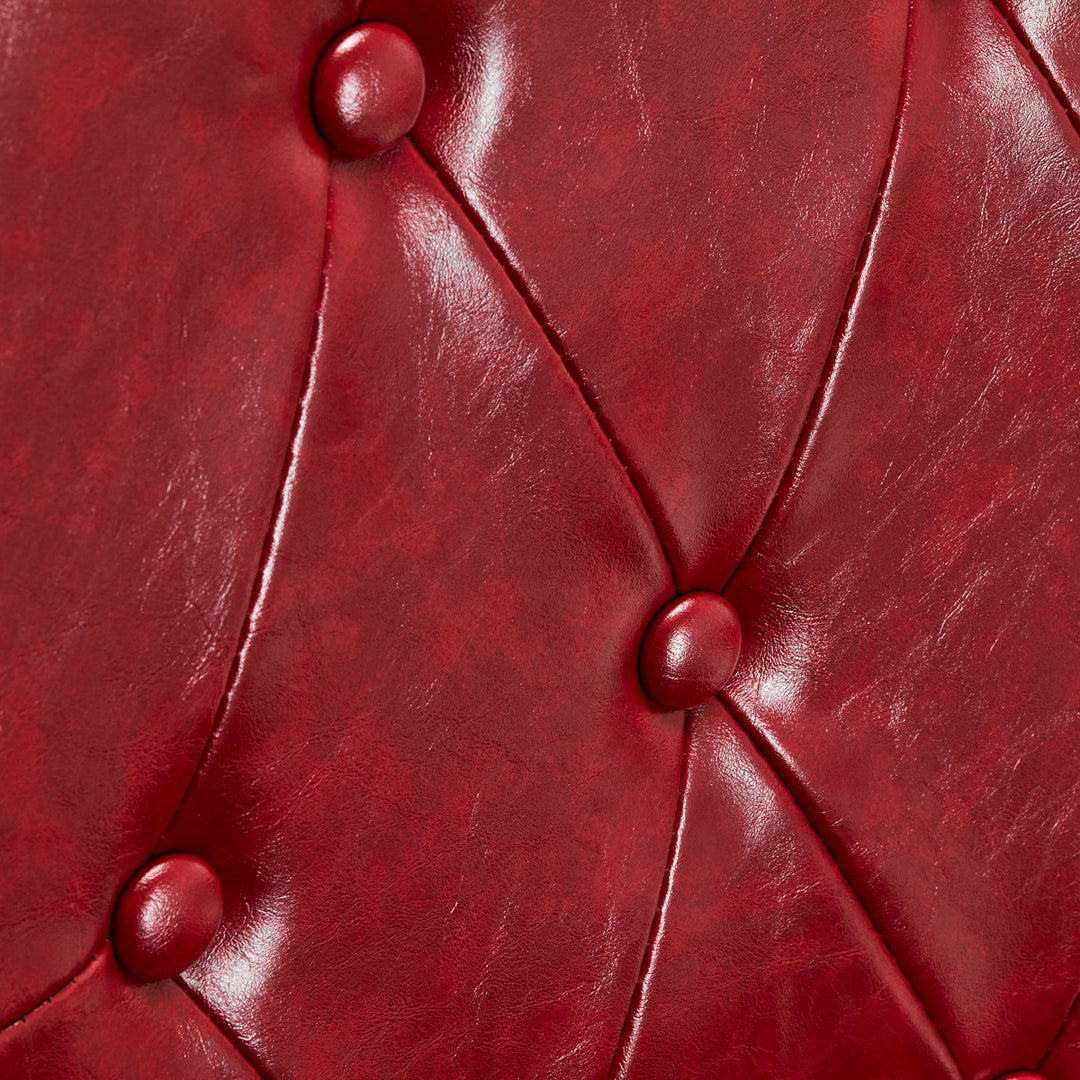 Sillón de Barberia Gabbiano President Rojo - imagen 18
