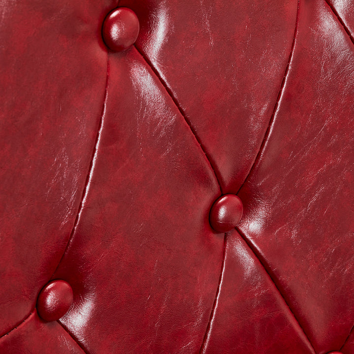 Sillón de Barberia Gabbiano President Rojo - imagen 18