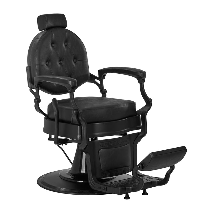 Sillón de Barberia Gabbiano President Negro