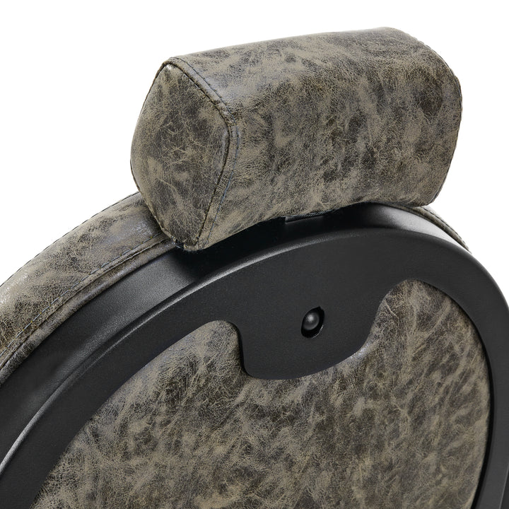 Sillón de Barberia Gabbiano President Old Leather Verde - imagen 17