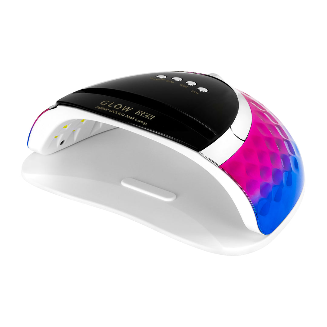 Lámpara Uñas UV LED Glow YC57 268W Rosa-Azul - imagen 2