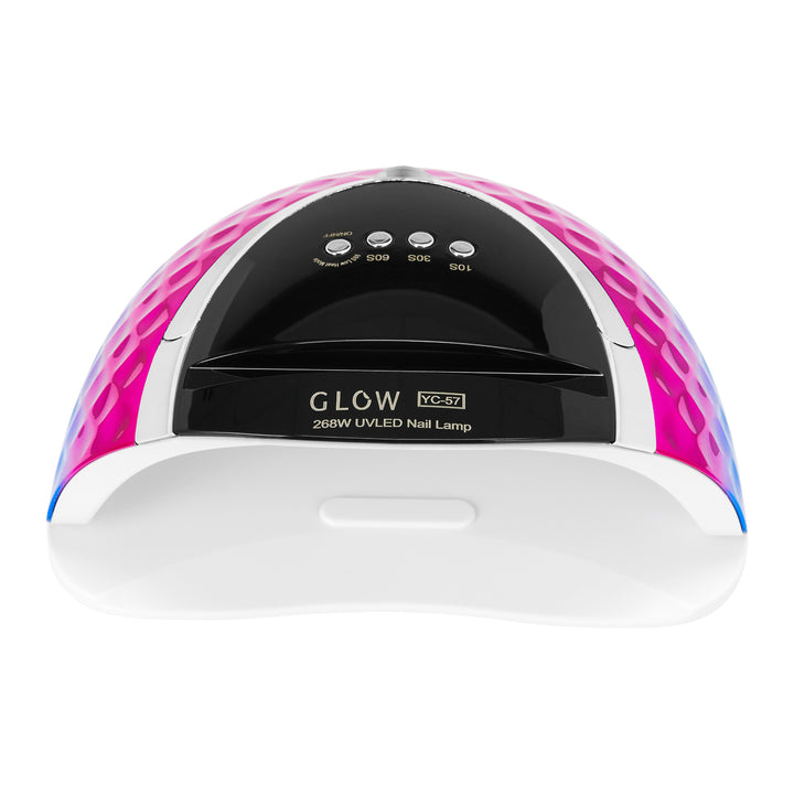 Lámpara Uñas UV LED Glow YC57 268W Rosa-Azul - imagen 3