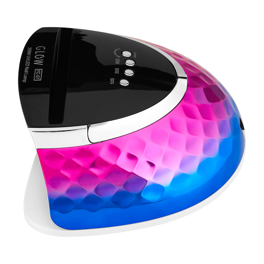 Lámpara Uñas UV LED Glow YC57 268W Rosa-Azul
