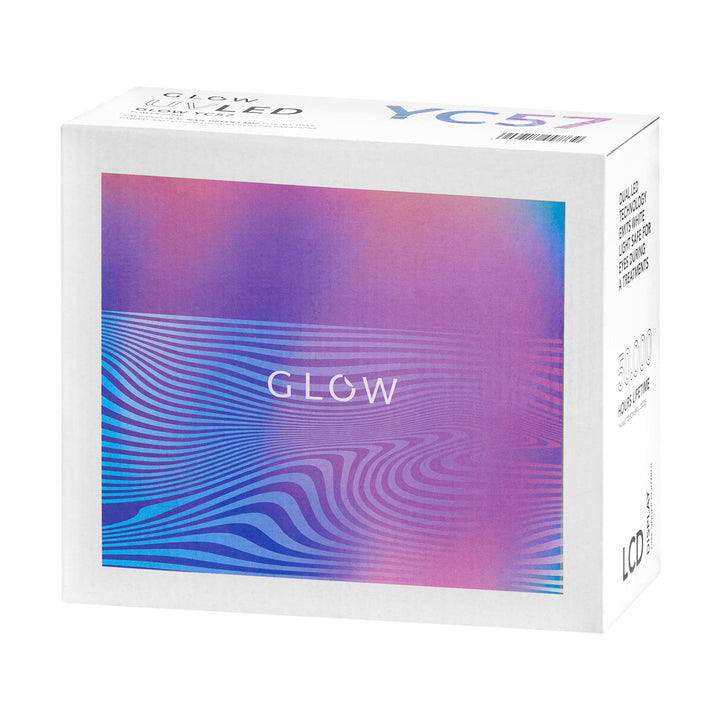 Lámpara Uñas UV LED Glow YC57 268W Rosa-Azul - imagen 9