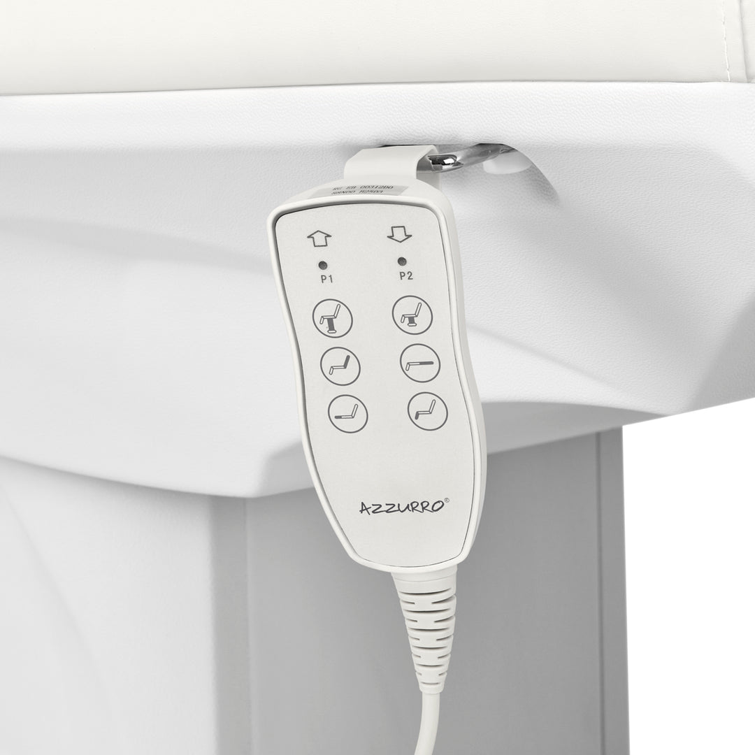 Sillón Estético Eléctrico Azzurro 891 3 Motores Blanc - imagen 11