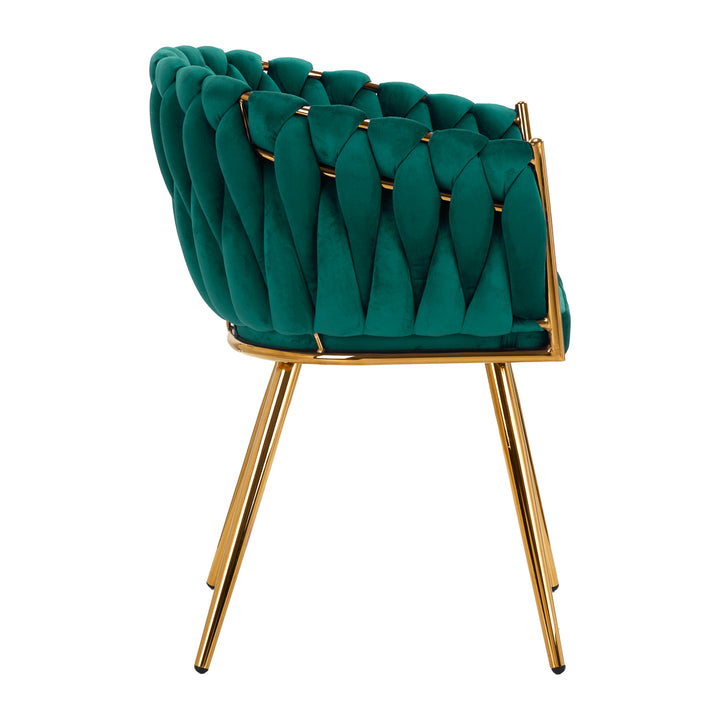 Silla 4Rico QS-GW06G Terciopelo Verde 3