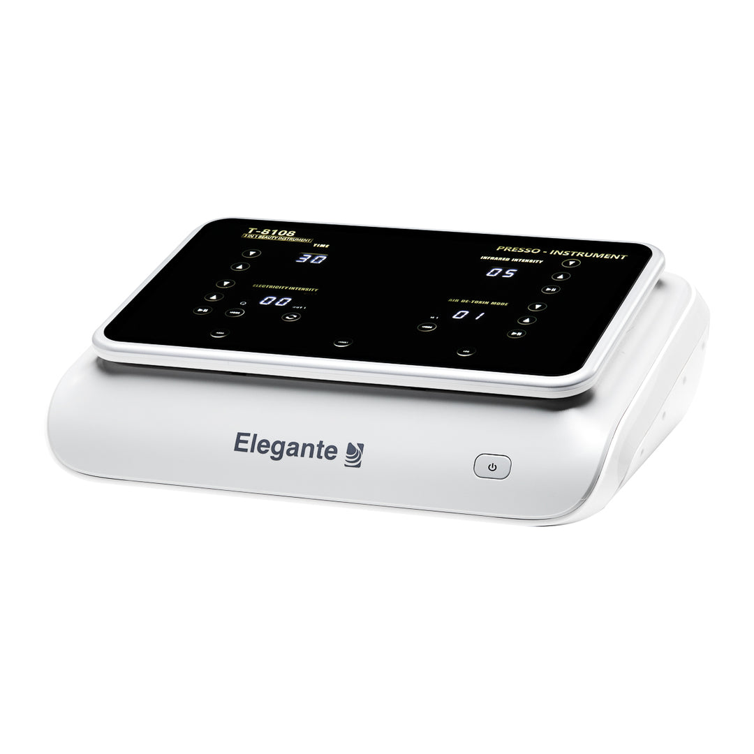 Aparato de Presoterapia Elegante Platinum T8108 con Infrarrojos y EMS Blanco