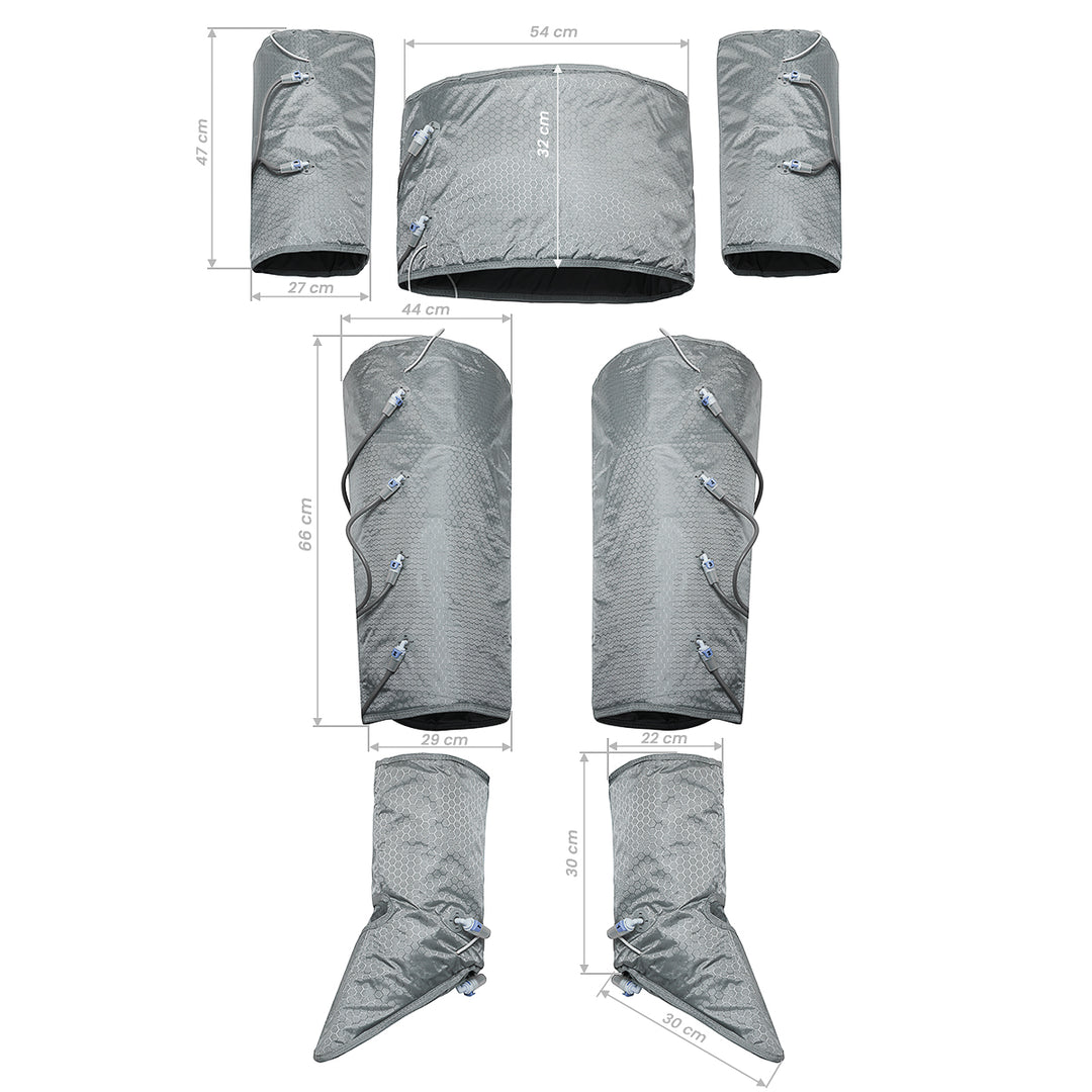 Aparato de Presoterapia Elegante Platinum T8108 con Infrarrojos y EMS Blanco - imagen 13