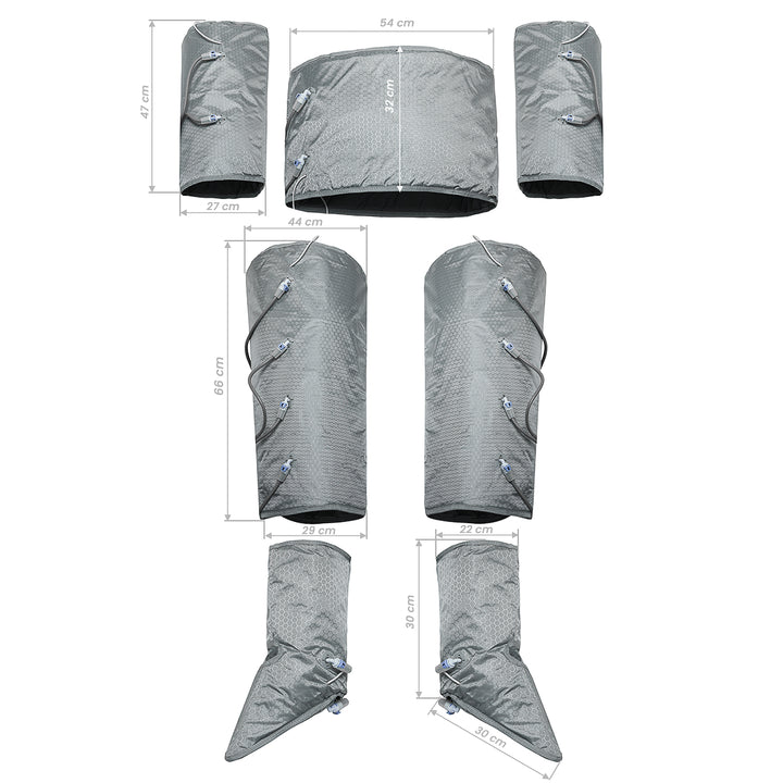 Aparato de Presoterapia Elegante Platinum T8108 con Infrarrojos y EMS Blanco - imagen 13
