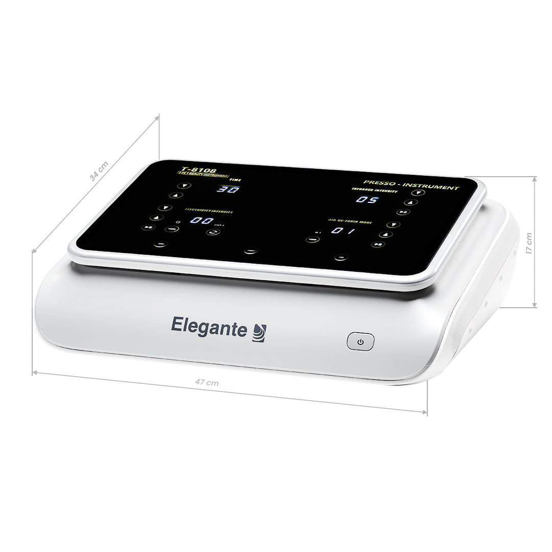 Aparato de Presoterapia Elegante Platinum T8108 con Infrarrojos y EMS Blanco - imagen 14