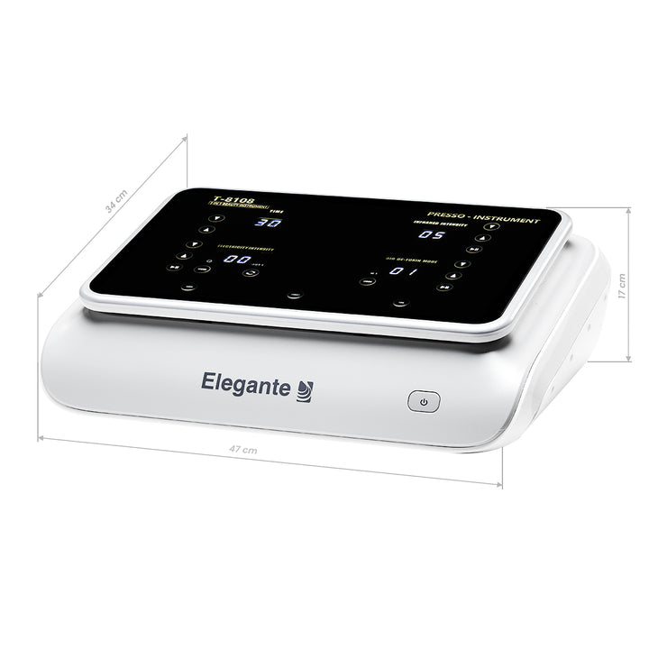 Aparato de Presoterapia Elegante Platinum T8108 con Infrarrojos y EMS Blanco - imagen 14