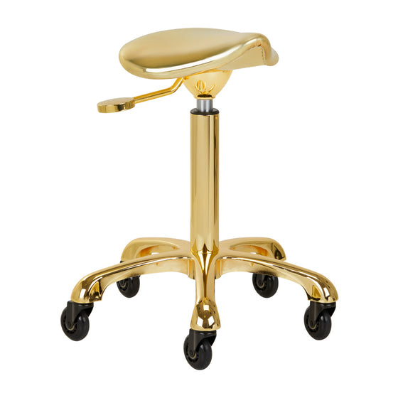 Taburete con Ruedas Gabbiano Roll Speed Oro