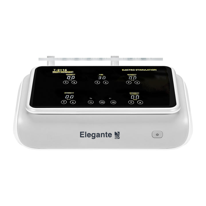Aparato de Electroestimulación Elegante Platinum T9116 Blanco - imagen 2