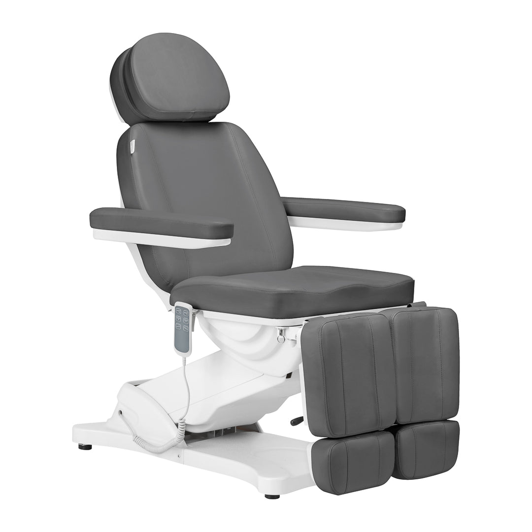 Sillón Estético Eléctrico Sillon Classic 3 Motores Inclinable Gris