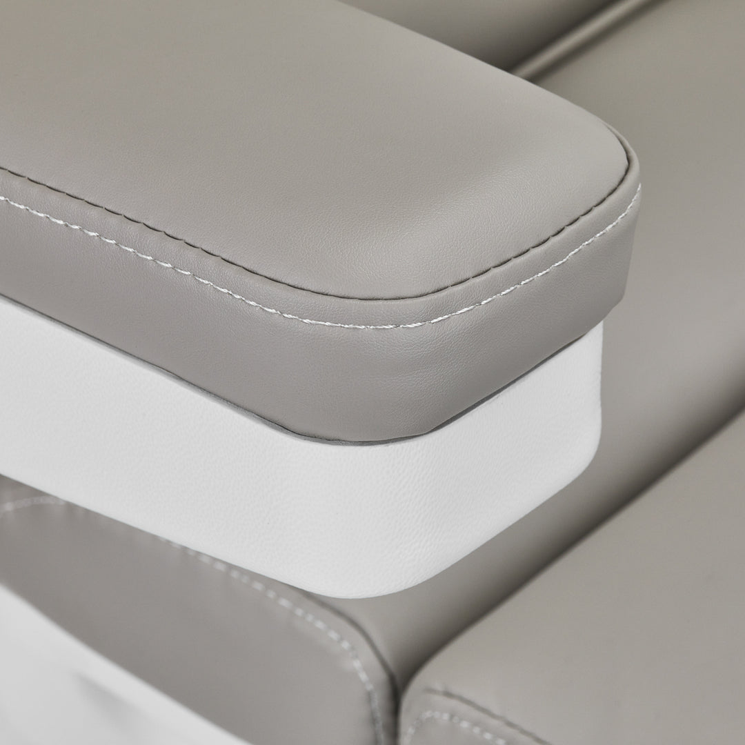 Sillón Estético Eléctrico Azzurro 891 3 Motores Gris - imagen 12