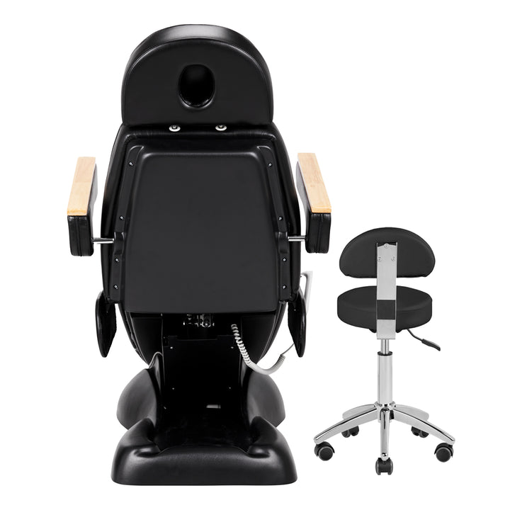 Sillón Estético Eléctrico Sillon Lux 273B 3 Motores con Taburete Negro - imagen 9