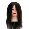 Cabeza Maniquí de Peluquería Gabbiano WZ1 Pelo Natural 30 cm Negro