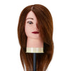 Cabeza Maniquí de Peluquería Gabbiano WZ1 Pelo Natural 30 cm Castaño