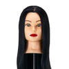 Cabeza Maniquí de Peluquería Gabbiano WZ2 Pelo Sintético 55 cm Negro