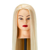 Cabeza Maniquí de Peluquería Gabbiano WZ2 Pelo Sintético 55 cm Rubio