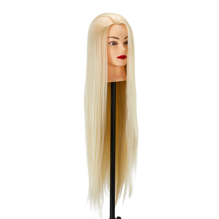 Cabeza Maniquí de Peluquería Gabbiano WZ2 Pelo Sintético 55 cm Rubio - imagen 3