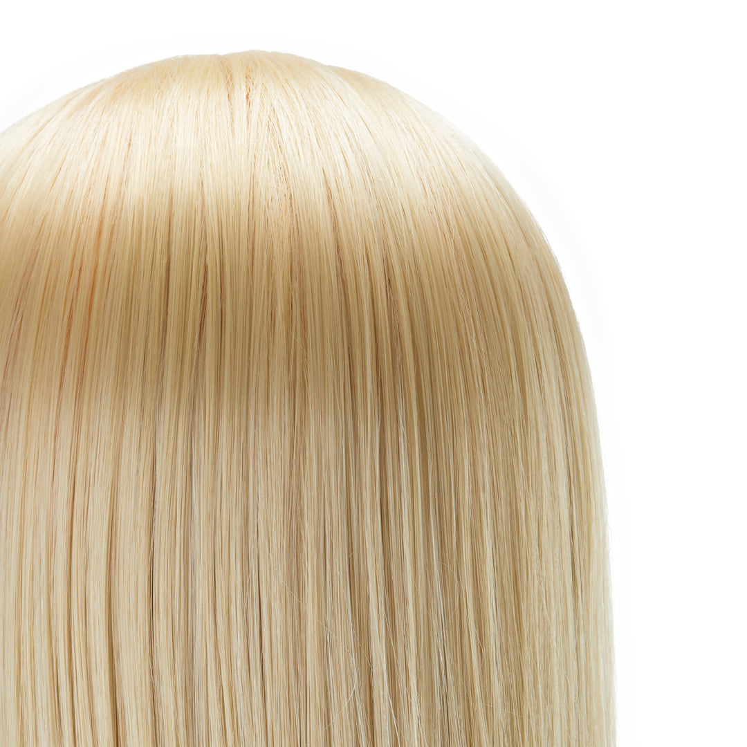 Cabeza Maniquí de Peluquería Gabbiano WZ2 Pelo Sintético 55 cm Rubio - imagen 5