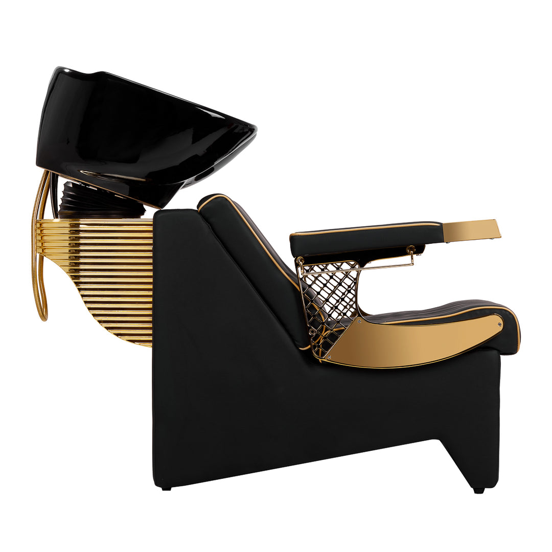 Barber Wasunit Gabbiano Marcus Negro-Oro - imagen 2