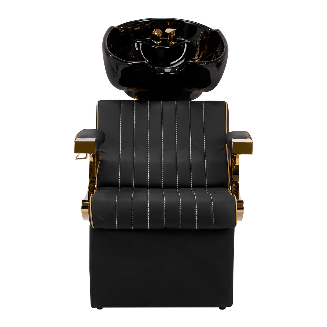 Barber Wasunit Gabbiano Marcus Negro-Oro - imagen 3