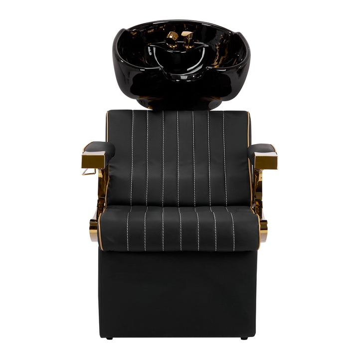 Barber Wasunit Gabbiano Marcus Negro-Oro - imagen 3