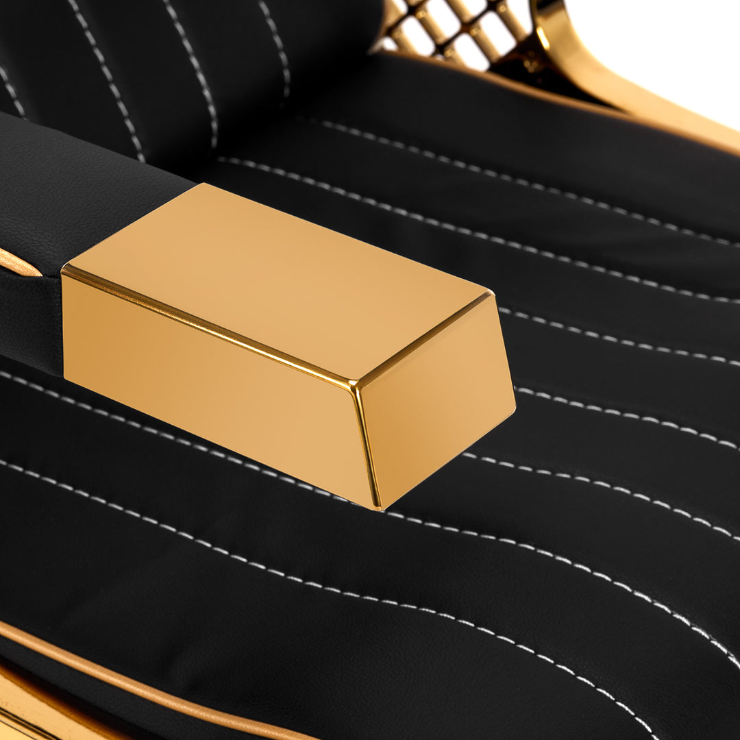Barber Wasunit Gabbiano Marcus Negro-Oro - imagen 5