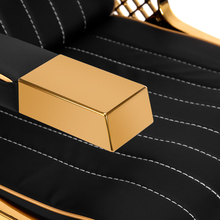Barber Wasunit Gabbiano Marcus Negro-Oro - imagen 5