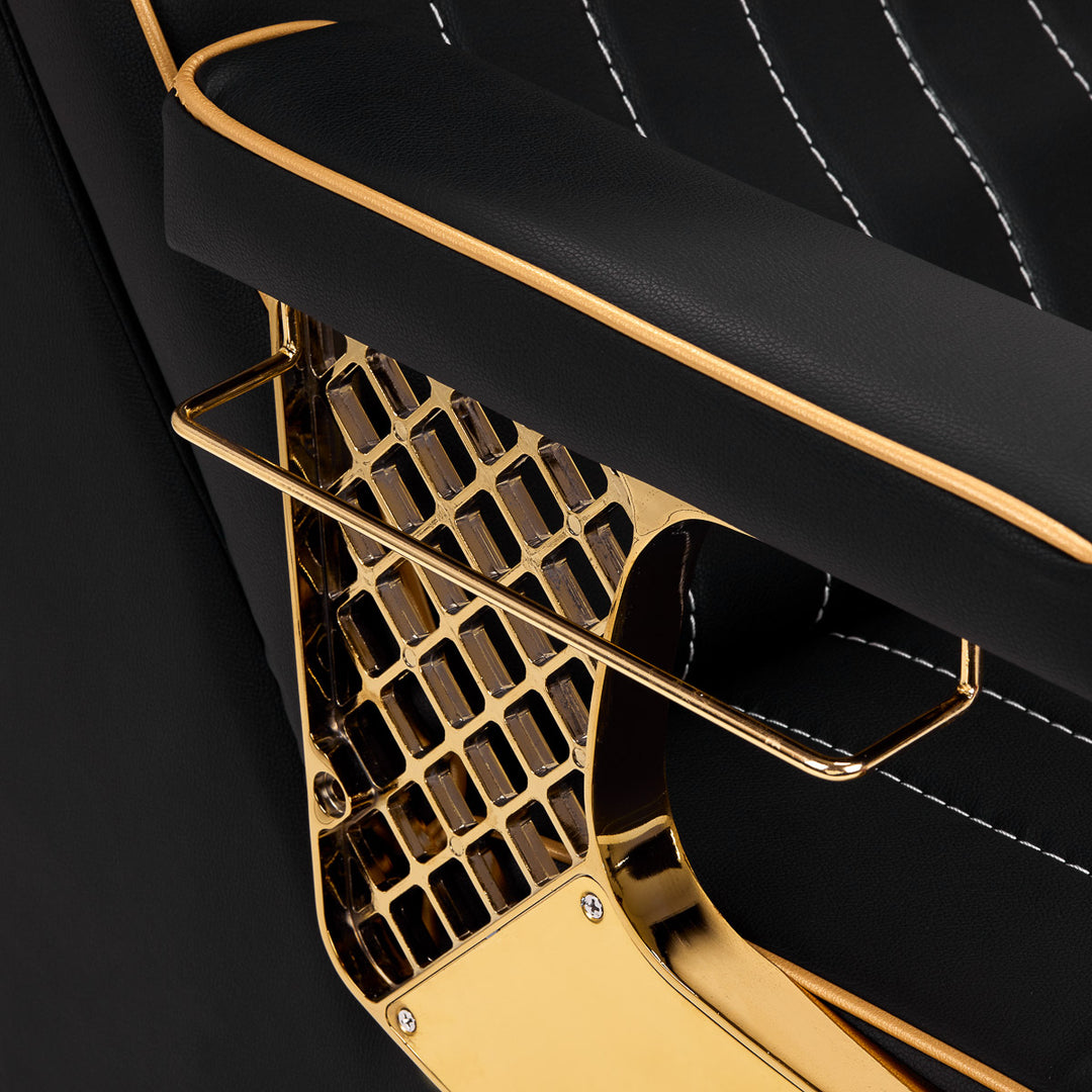 Barber Wasunit Gabbiano Marcus Negro-Oro - imagen 6