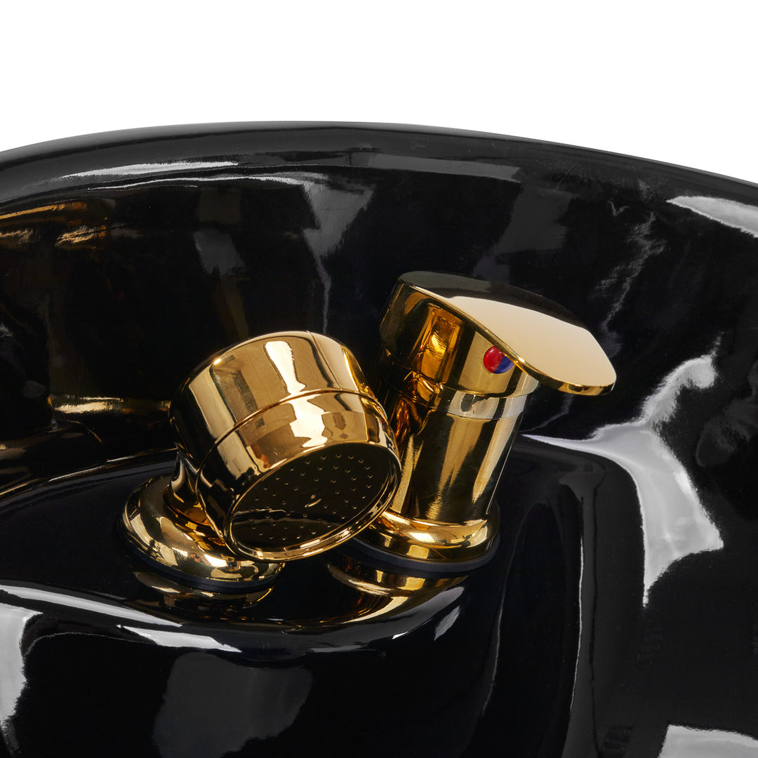 Barber Wasunit Gabbiano Marcus Negro-Oro - imagen 11