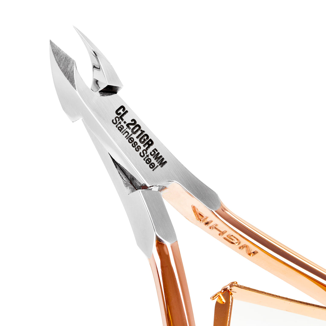 Alicate de Cutículas Nghia Export CL.201GR 5 mm Oro Rosa - imagen 2