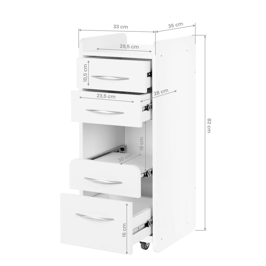 Torno para Uñas Saeyang Marathon Cyclone con Mueble 969 Blanco - imagen 15