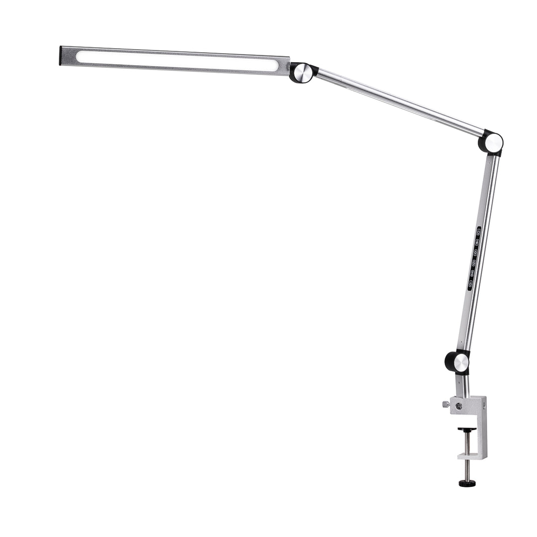 Lámpara LED con Trípode y Color e Intensidad de Luz Ajustables Yoga 22W Plata - imagen 4
